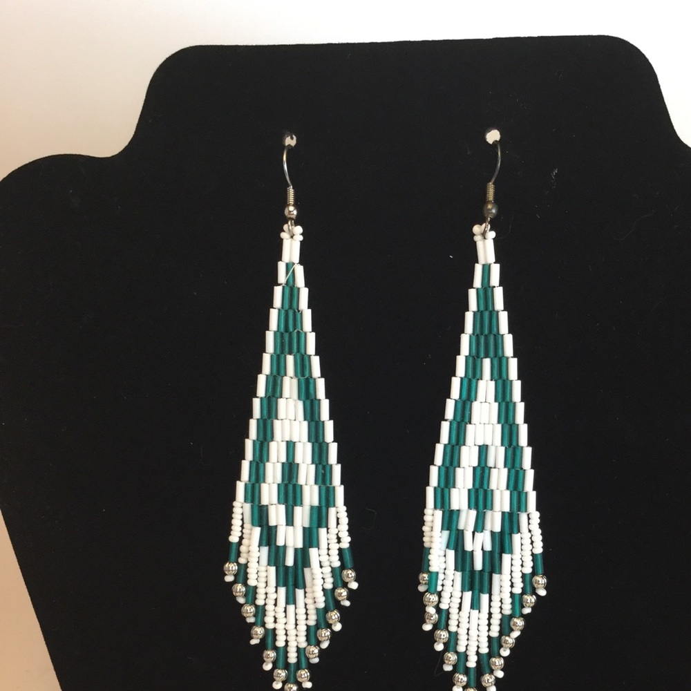Hand Beaded Earrings